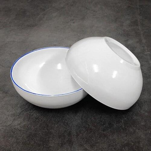 Water from Above Bowls (White,Dia 13.5*H5.5cm) Magic Tricks Stage Illusion Gimmick Props Comedy Empty Double Bowl of Water Magia
