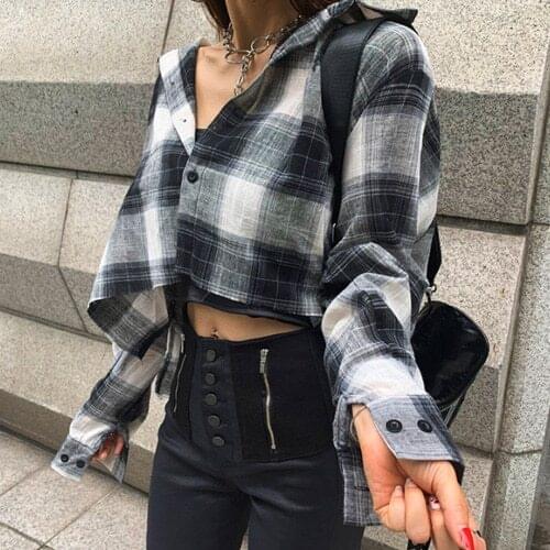 WAITSUN Women's Plaid Shirts