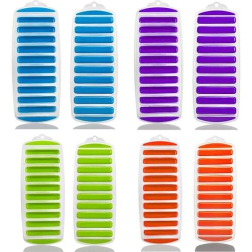 1Pcs Summer Silicone Ice Cube Tray Mold Fits For Water Bottle Ice Cream Pudding Maker Mold Bar Kitchen Tool