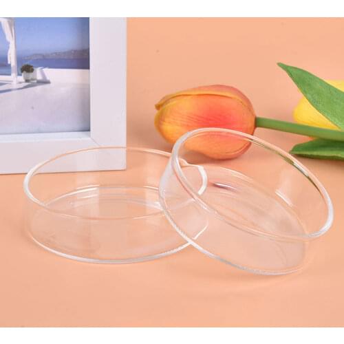 1PC Clear Glass Shrimp Feeding Food Dish Feeder Tray Round Aquarium Feeding Bowls Cheap Wholesale Dropshipping