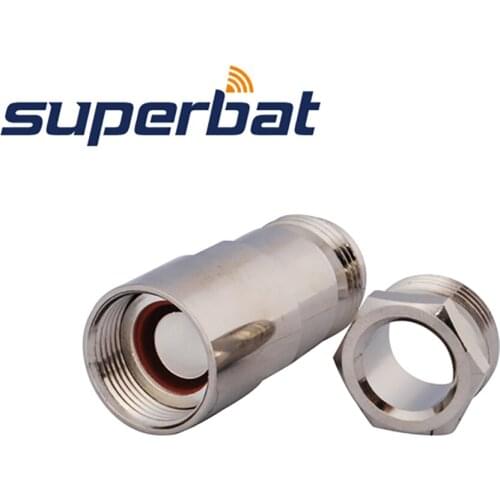 Superbat 10 pcs N Clamp Jack RF Coaxial Connector for RG8 RG214 LMR400 Cable