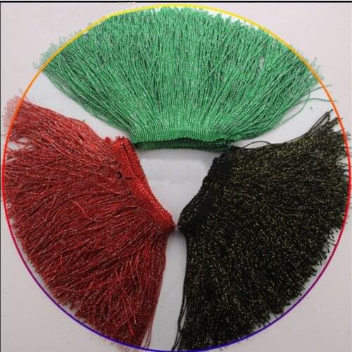 15cm Latin stage dressing accessories hook line tassels DIY for Diy Latin Costume Stage Clothing Accessories Lace tassels