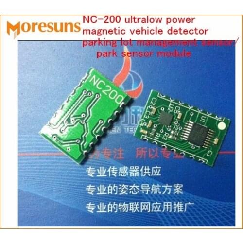 2pcs/lot NC-200 ultralow power magnetic vehicle detector parking lot management sensor/Magnetic car inspectiondevice park sensor