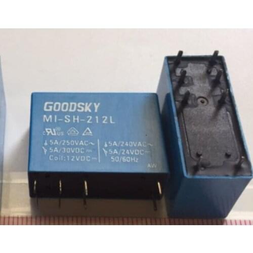 2pcs/lot New original MI-SH-212L MI-SH-212 8-pin 5A
