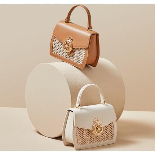 OUSSON 2021 Light Luxury Small Square Tote Handbag Fashion Leisure One-Shoulder Bag For Woman