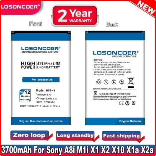 3700mAh BST-41 For Sony Ericsson Xperia PLAY R800 R800i A8i M1i X1 X2 X2i X10 X10i / Play Z1i BATTERY