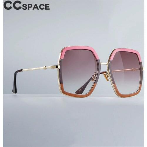45549 Women Sunglasses Green Red Black Tricolor Frame Women Fashion Cat Eye Shades UV400 Vintage Glasses