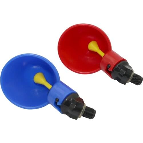 5Pcs External Thread Automatic Chicken Drinking Cups Rooster Hen Drinker Fountains Farm Animal Poultry Feeding Watering Supplies