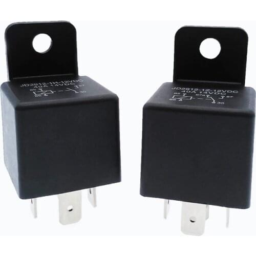 40A Auto Car Relay JD2912 4 Pin 5 Pin DC 12V 24V 36V 48V with Mounting Hole Coil Power 1.8W Automobile Control Device
