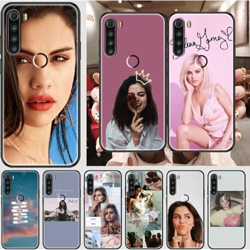 Selena Gomez Phone case For Xiaomi Redmi Note 7 7A 8 8T 9 9A 9S K30 Pro Ultra black fashion funda soft prime trend hoesjes