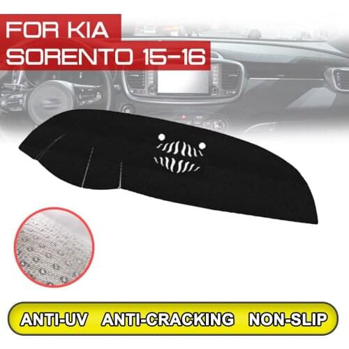 For KIA Sorento 2015 2016 Car Dashboard Mat Anti-dirty Non-slip Dash Cover Mat UV Protection Shade