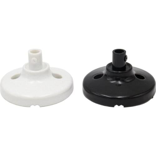 Porcelain Ceiling Rose Vintage Ceramic Ceiling Canopy Light Mounting with Strain Reliefs