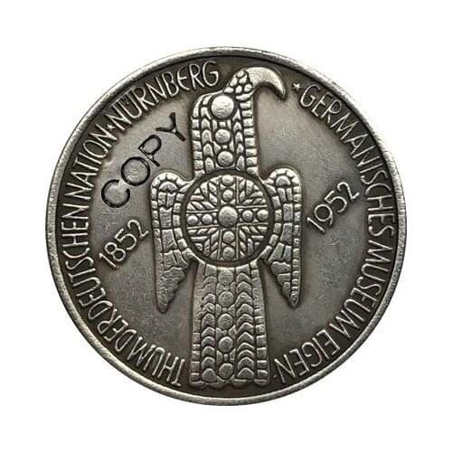 Germany 1952 5 DEM copy coin 29MM