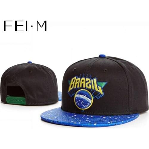 FEI M Fashion Brazil Cap Sao Paulo Black Adult Outdoor Casual Sun Baseball Cap Men Women Travel Hip Hop Snapback Hat