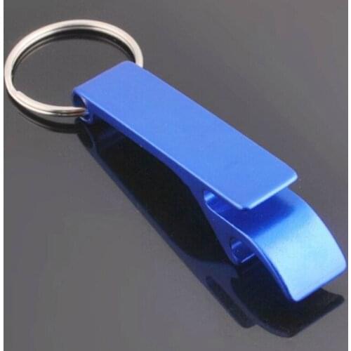 2 pcs Aluminum Materials Creative Design Small-clawed Bar Drinks Beer Bottle Opener Keychain Ring Random Color