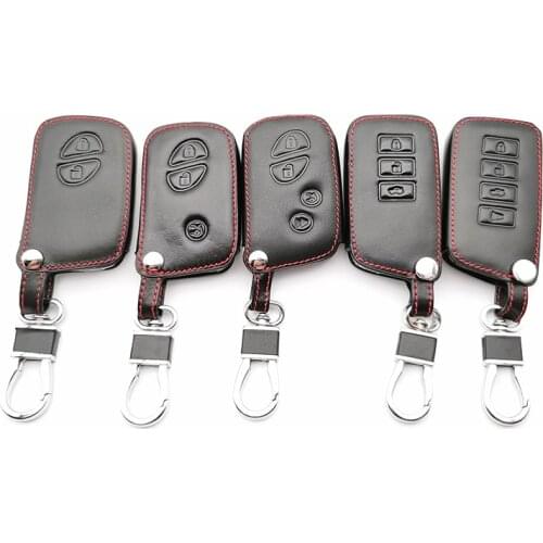 5 Styles Leather Car Key Case Cover Holder for Lexus CT200H ES350 GX400 GS350 IS250 RC350 RX300 LX570 NX300h 450 Keychain Case