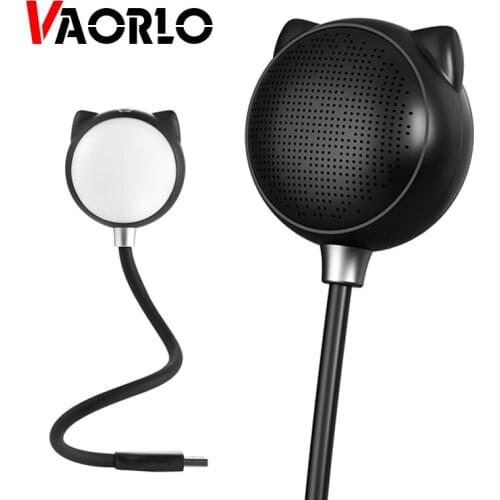 VAORLO Mini Bluetooth Speaker Touch Wireless Speaker 2 In1 USB Table Dest Lamp LED Adjustable Dimmable Eye Protection Book Light