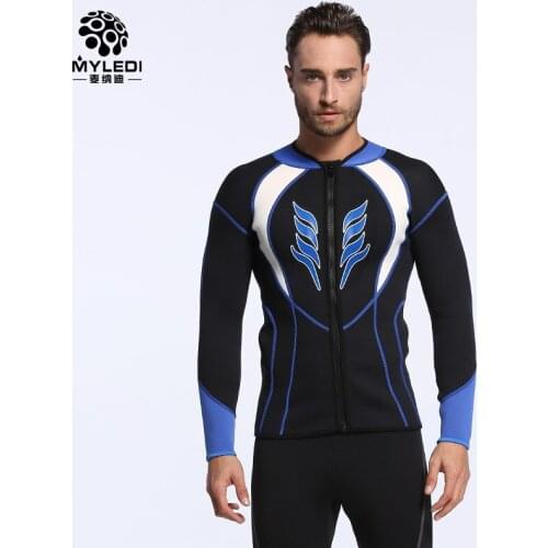 3mm spot wholesale SBR men diving diving jacket jacket neoprene waterproof waterproof jacket