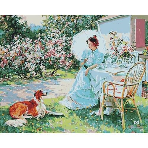 Sophisticated Oil Painting By Numbers Deer 40x50cm Diy Paint By Numbers For Adult Animals Frameless Canvas Painting Unique Gift