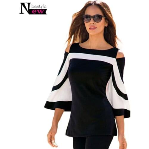 Блузки с открытыми плечами Newbestyle China At AliExpress