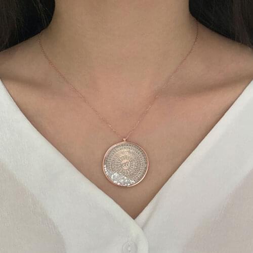 NEW Trendy 925 Silver Necklace Turkish Jewelry Birthday Gift Zircon Fashion Necklace For Women Minimalist Style Luxury Designer