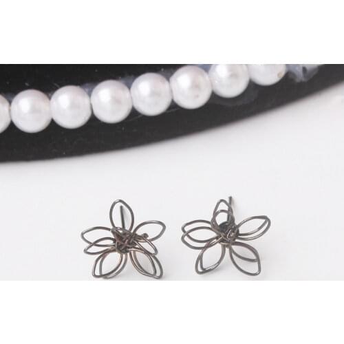 Fashion Jewelry Stud Earrings Handmade Lotus Flowers Earring Brincos boucle d'oreille 2018 Bijoux HOT Selling