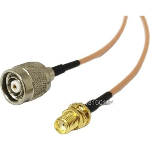 New Modem Extension Cable SMA Female Jack To RP-TNC Male Plug Connector RG316 Coaxial Cable 15CM 6inch Adapter RF Pigtail