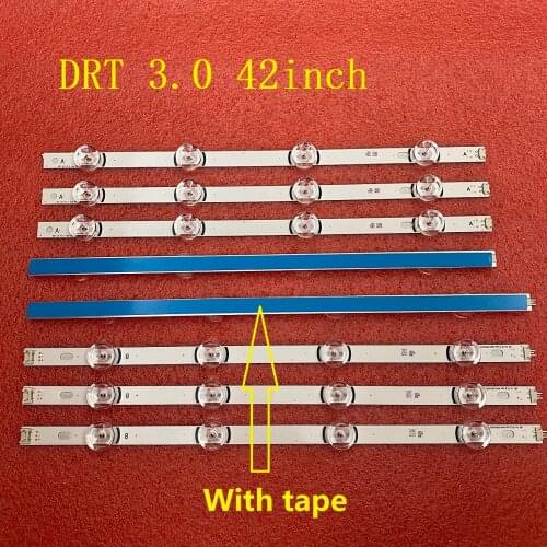 5set=40pcs LED backlight strip For LG 42LB6200 42LF6200 42LB 42LF INNOTEK DRT3.0 DRT 3.0 42 inch 6916L-1709A 1710A 1956A 1957A