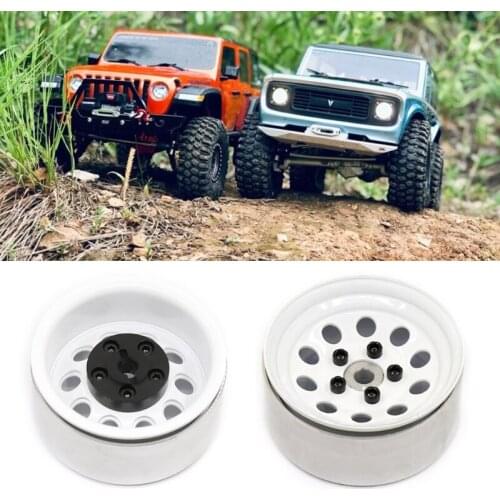 Wheel Hub for trx-4 Universal Durable Metal Beadlock Wheel Rims Counterweight Upgraded RC Crawler Car Wheels Parts