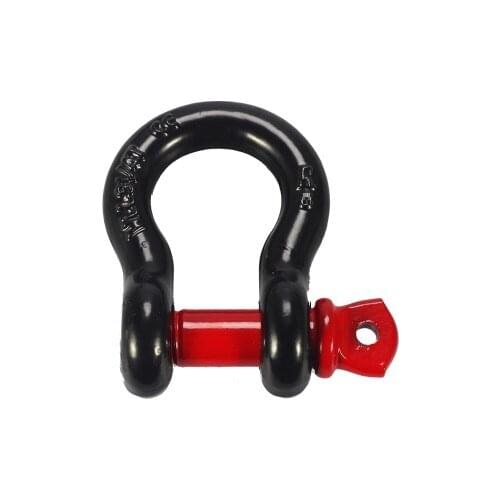 1/2" 15MM 2T 12T--3/4" 23MM 4.75T 28.5T U type shackle for winch towing strap heavy duty hook rigging sling rope ATV UTV tow