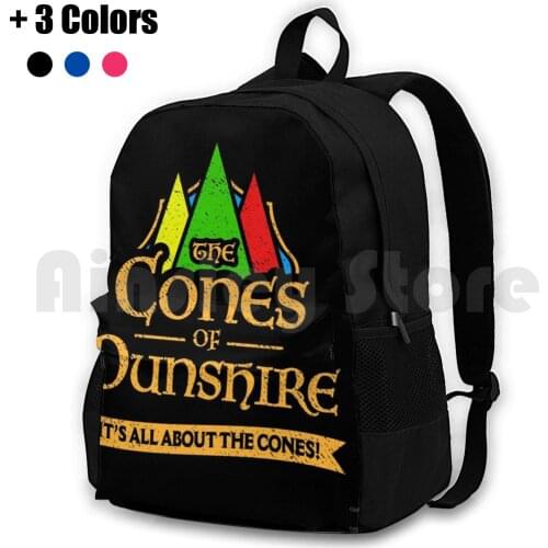 Untitled Outdoor Hiking Backpack Waterproof Camping Travel Cones Of Dunshire Id Rather Be Playing Cones Of Dunshire The Cones