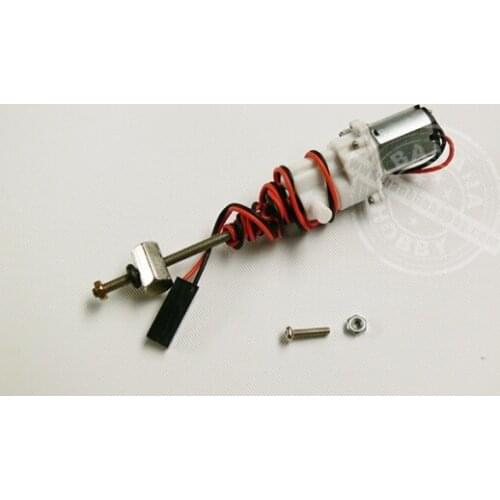 Retract screw servo for LX Model Sky flight Hobby 1200mm wingspan F4U rc warbird plane