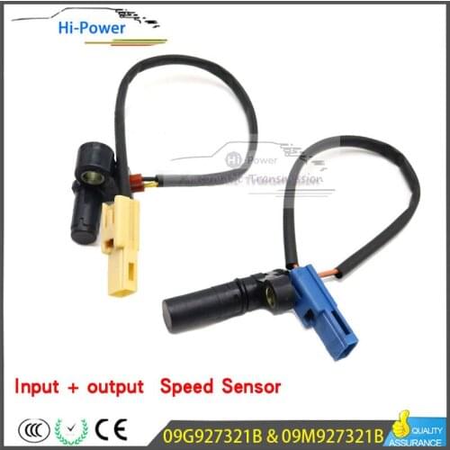 High Quality OEM 09G927321B 09M927321B For VW CC Golf Passat Input + Output Speed Sensor For Audi VW Transmission Speed Sensor