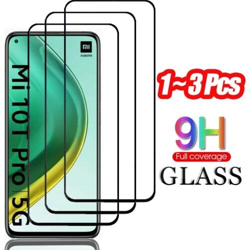 1~3 Pcs, Protective Glass for Mi 10 T Pro Xiaomi 9T Tempered Glass Film Mi10T Pro Screen Protector Mi9T Pro Xiaomi Mi 10T Glass