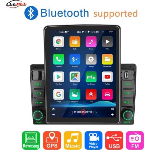 Car Audio DVD Player Multimedia Video Radio 9.5" Touch Screen WiFi Bluetooth GPS Navigation Stereo 2Din Android 1+16G Accessory