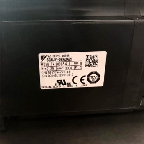Used Tested Working SGMJV-08A3A21 AC SERVO MOTOR