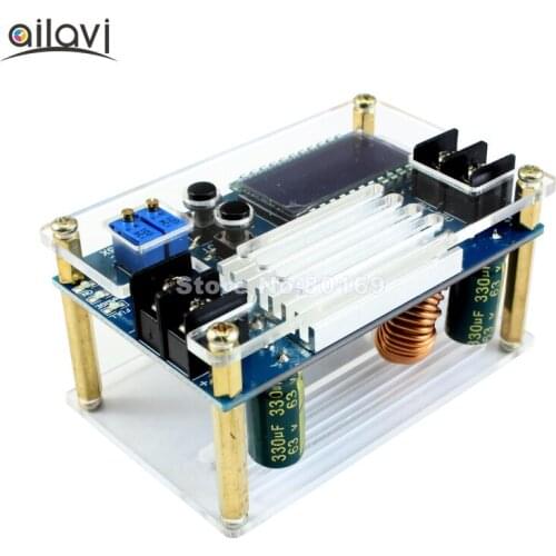 DC-DC Power Supply Boost Module 9V-45V to 11V-50V 5A CCVC LCD Display Step-up Charging Converter Module