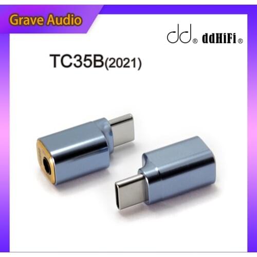 DD ddHiFi All-New TC35B (2021) USB Type-C to 3.5mm Headphone Adapter for Android Phone Huawei Xiaomi Samsung, 384kHz/32bit