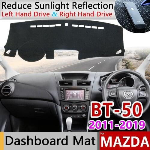 For Mazda BT-50 UP UR 2011~2019 SDX Anti-Slip Mat Dashboard Cover Pad Sunshade Dashmat Carpet Car Accessories Rug 2012 2013 2014