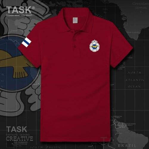 Air Force Finland FIN FI Suomi Finnish Finn clothes cotton short sleeve Breathable Summer Men Polo Shirt Brand Clothing jerseys