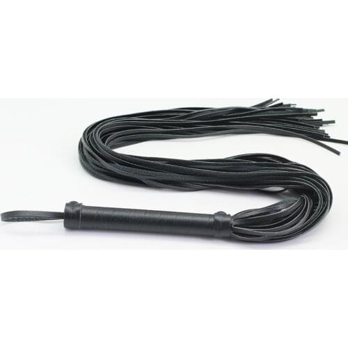 SMSPADE 60cm PU flogger whip,adult sex whip for couples ,fun flirting leather spanking whip,bodnage fetish sex products