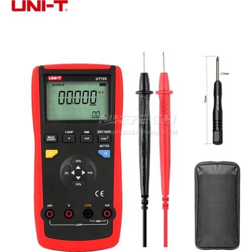 UNI-T UT705 Single Function Loop Calibrator DC Volt Loop Current High-accuracy DC Current and Transmitter Analog Current output