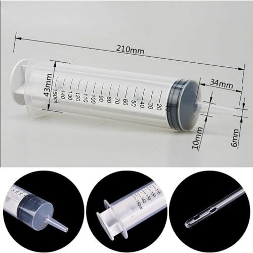 Hot Sale 150 ML Syringe Vaginal Wash Medical Enema Anal Pump Cleaning Plug Butt Plug Enema Anal Cleaner