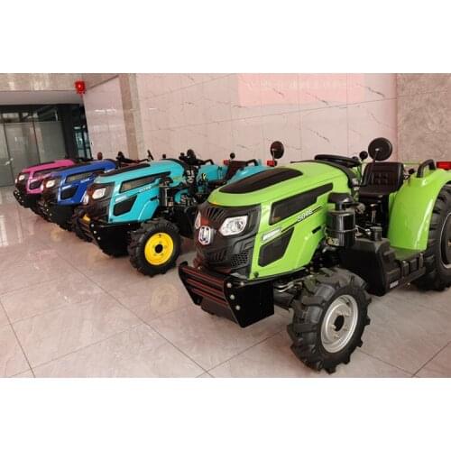 Micro Garden Greenhouse Tractors Multifunction Four Wheels Machine Tractors For Orchard