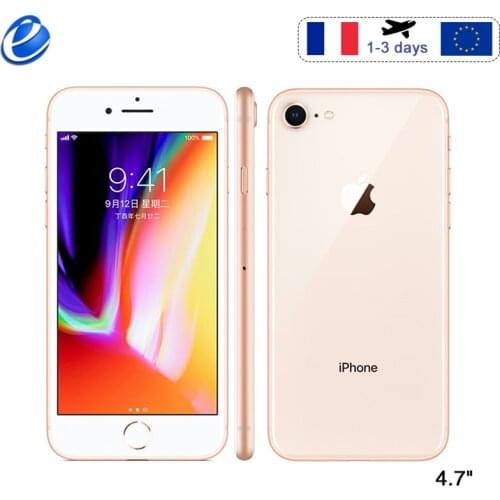 Original Apple iPhone 8 64GB/256GB Hexa-core IOS 3D Touch ID LTE phone 12.0MP Camera 4.7" inch Fingerprint 1821mAh Mobile phone