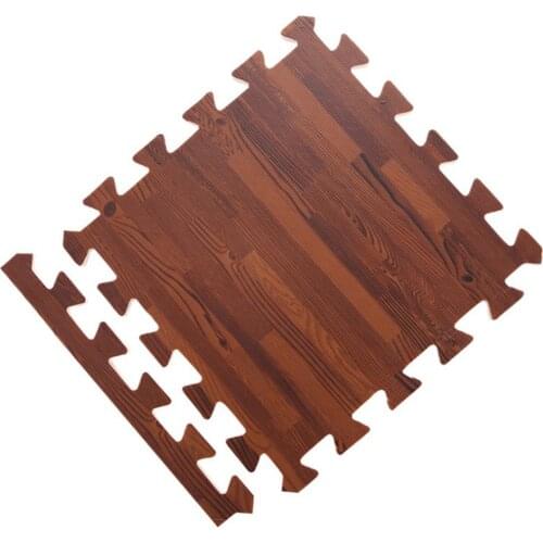 Soft Wood Grain Floor Foam Puzzle Mat for Bedroom Playroom Gym 4 colors optional