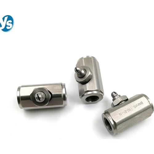 Stainless Steel Mini Spray Humidifier 1/8 Inch Thread Air Atomizing Fine Mist Spray Nozzle