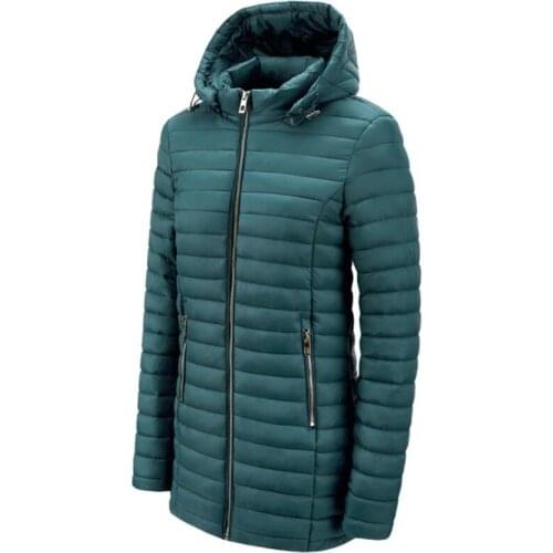 New Arrival Detachable Hat Women Winter Jacket Thicken Cotton Padded Ladies Coat Long Parkas Women Waterproof Down Jacket