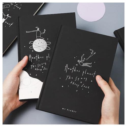 Different Kind of Planet A Touch of Starry Sky Small Fresh Notebook, High-value Net Red 32K Touch Leather Notebook Hand Account