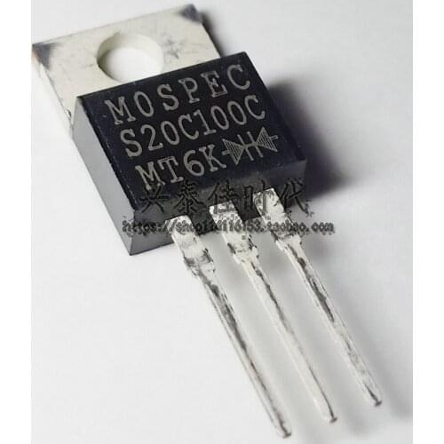 Original new 5pcs/ S20C100C 20A/100V TO-220